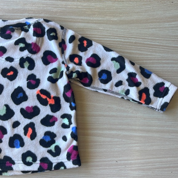 Burton 18 month leopard print fleece long sleeve shirt - Picture 4 of 8